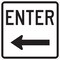Brady Traffic Sign, 18 in H, 18" W, Aluminum, Square, English, 115470 115470 - alternate 1